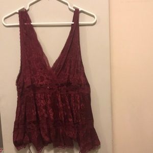 Free People Lace Tank